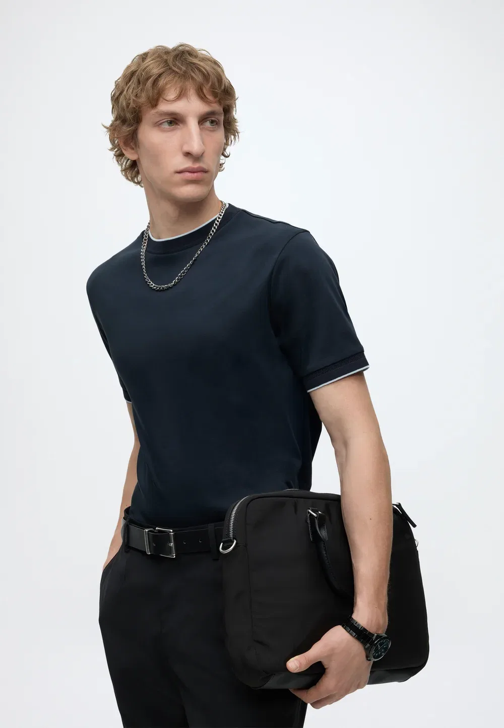 Tessler - базовая футболка Boss, Dark Blue — фото 4