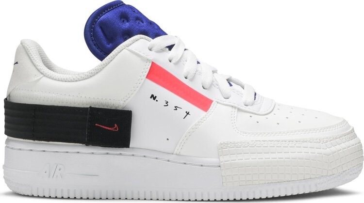 

Кроссовки Nike Air Force 1 Low Drop Type GS 'Summit White', белый