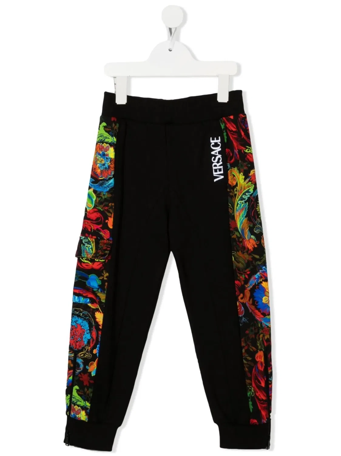 Спортивные брюки с принтом Barocco Versace, черный