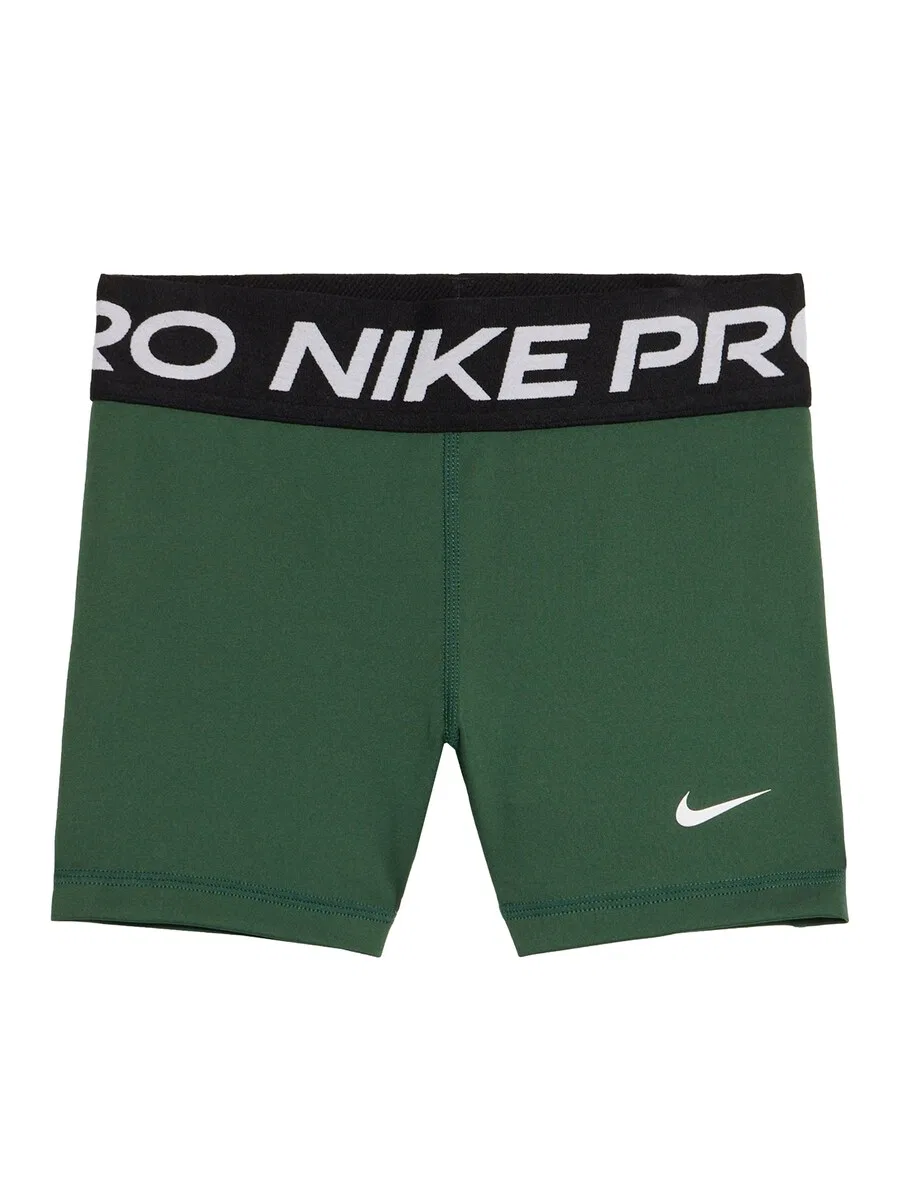 Узкие спортивные брюки NIKE 'Nike Pro' зеленого цвета