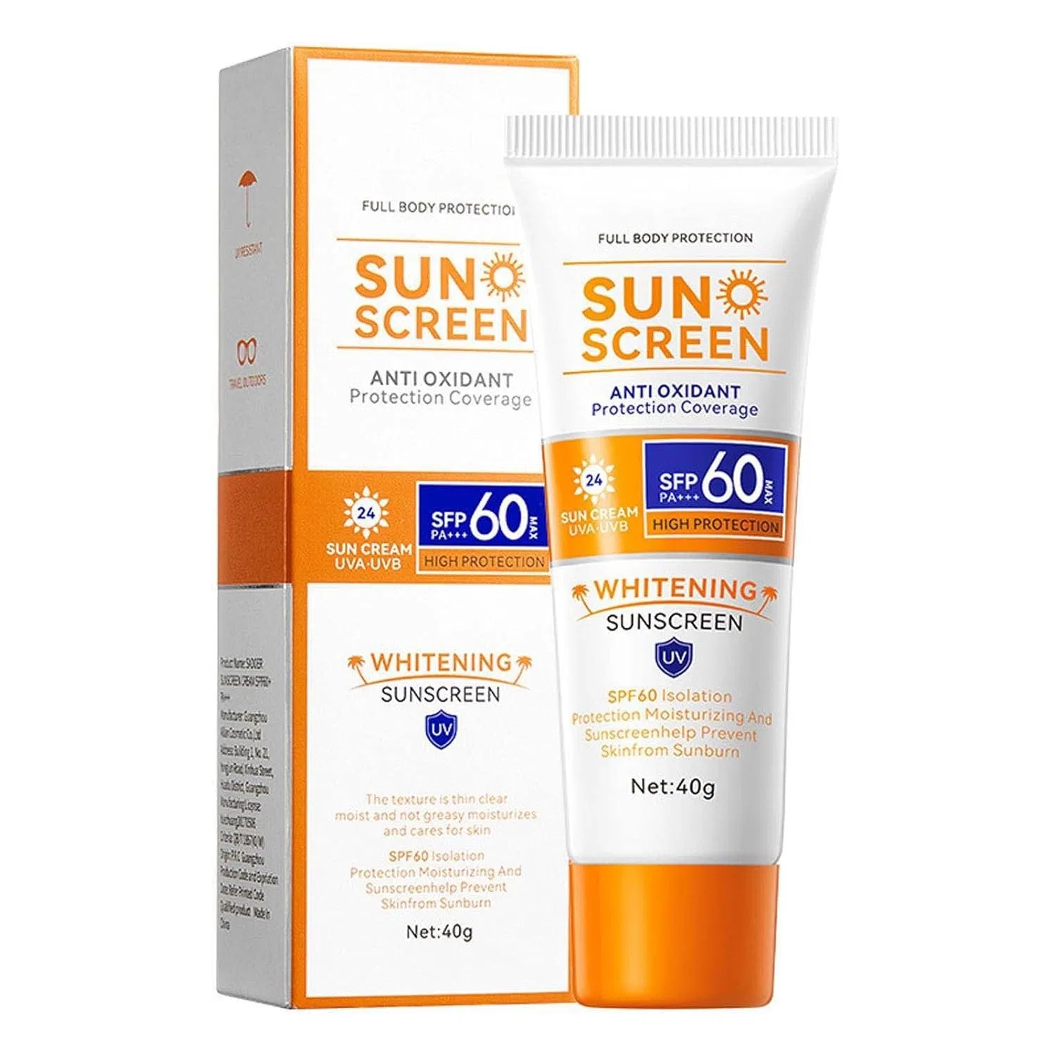 Солнцезащитный крем для лица SPF 60 Ovelle, 80 г