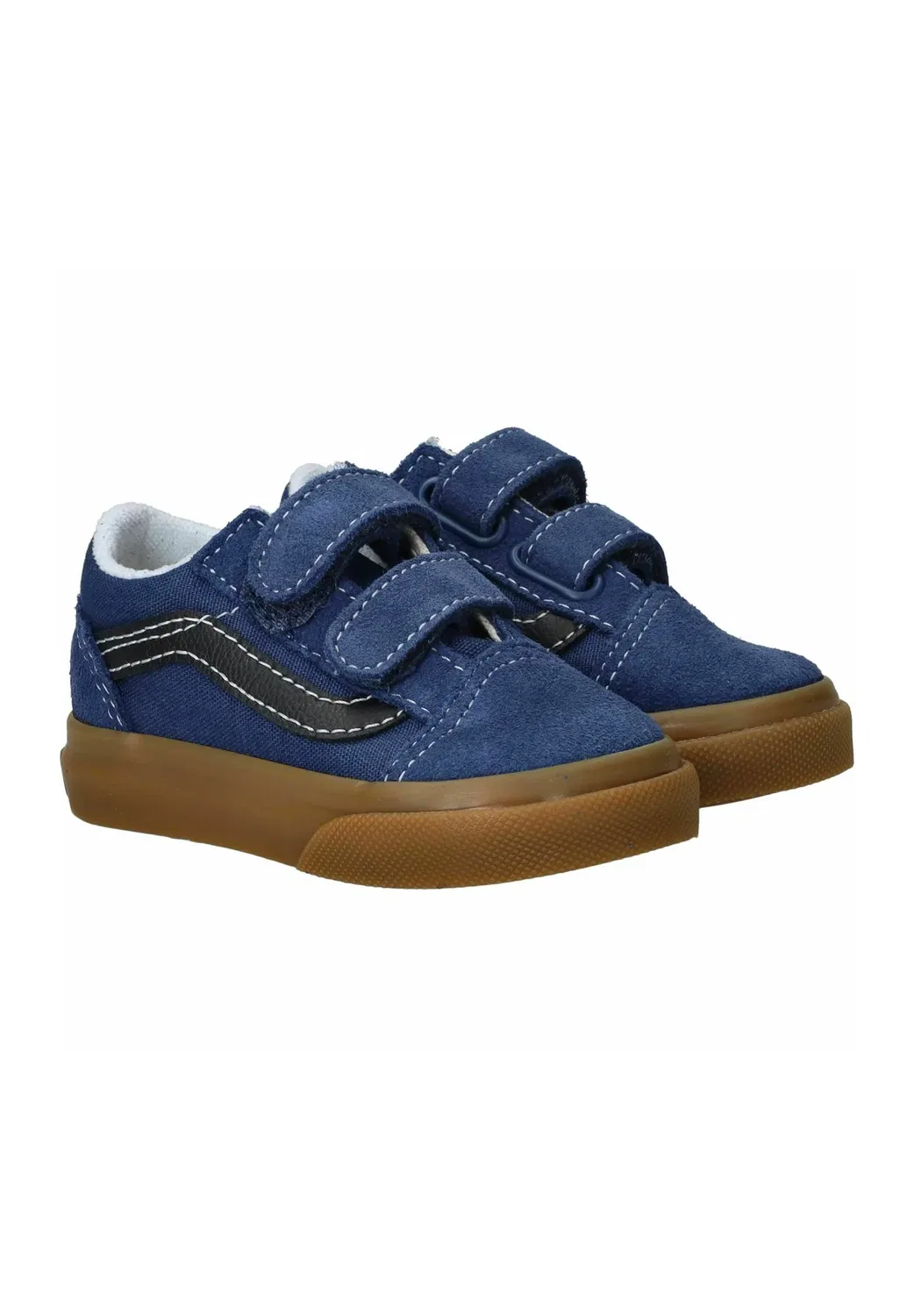 Vn000Vb25Tu1 old skool v gum - детская обувь Vans, Tu True Navy — фото 4