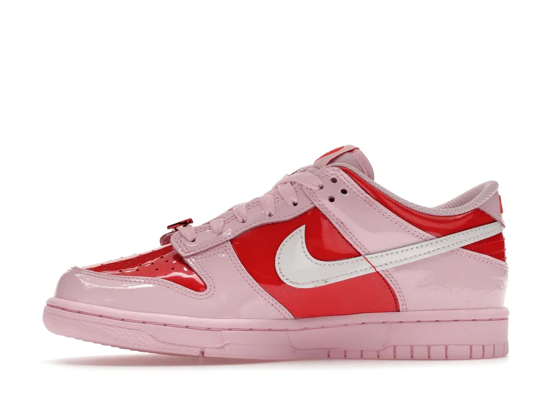 Детские кроссовки для девочек с принтом Nike Dunk Low Nike, Pink Foam/Light Crimson/Summit White — фото 3
