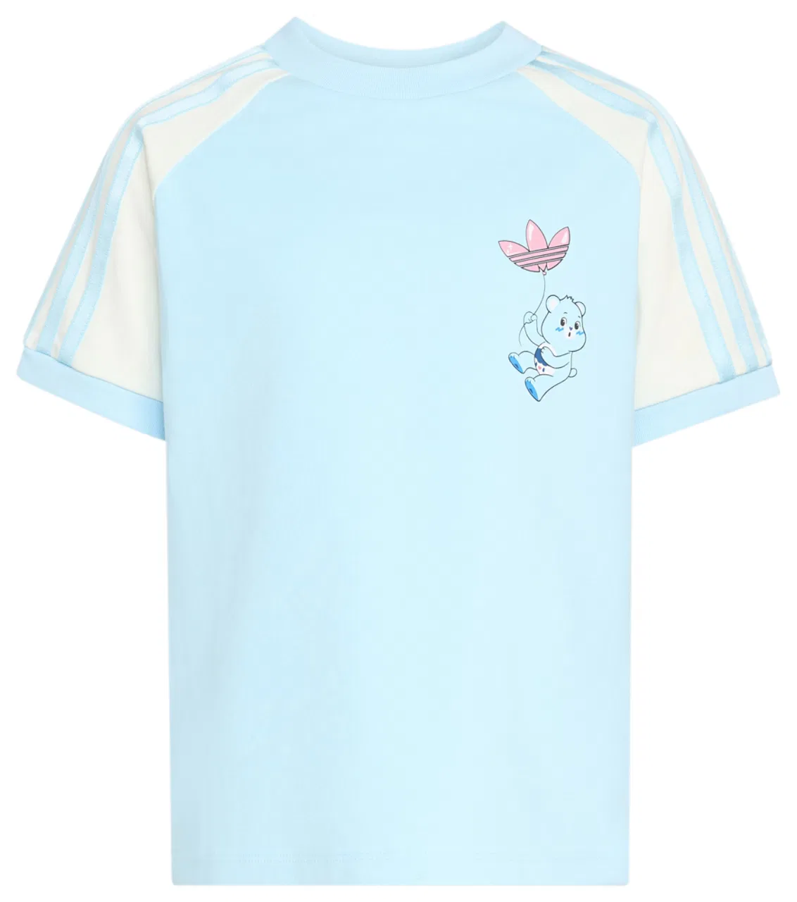 Футболка для девочек Care Bears Adidas, цвет Bliss Blue/Off White