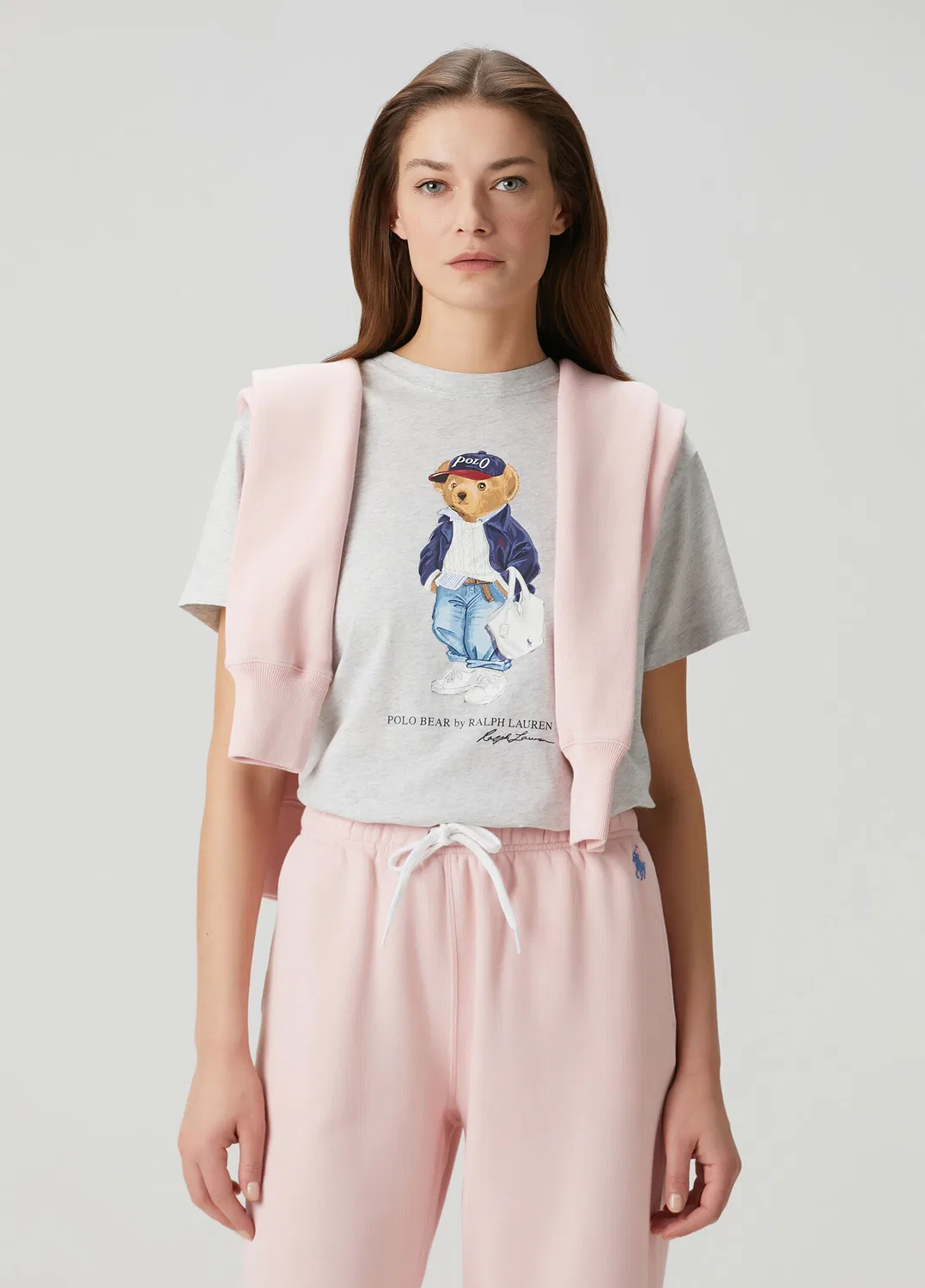Футболка поло Polo Bear Polo Ralph Lauren, gri