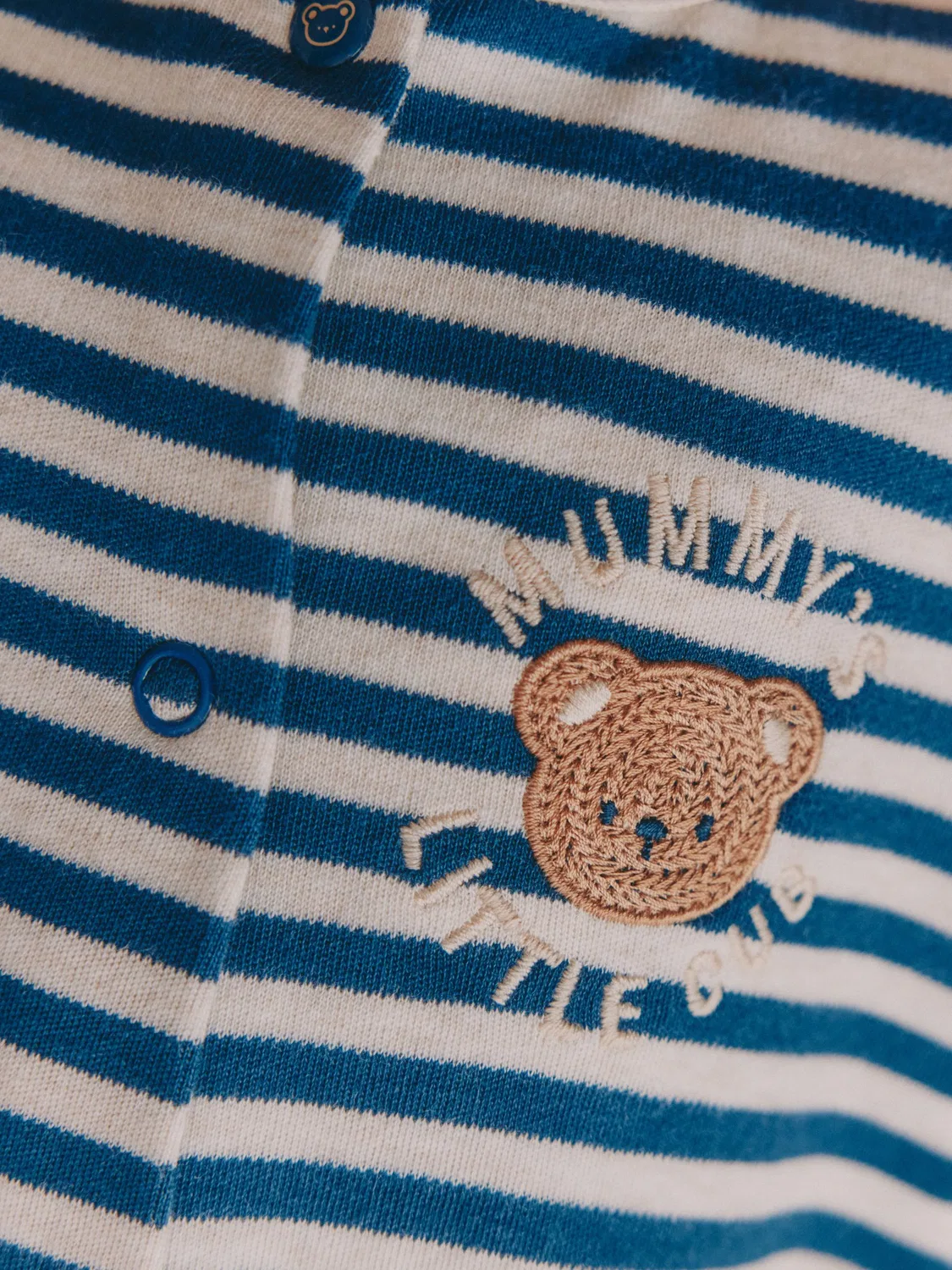 Боди-пижама Mummys Little Cub Next, Navy Stripe — фото 4