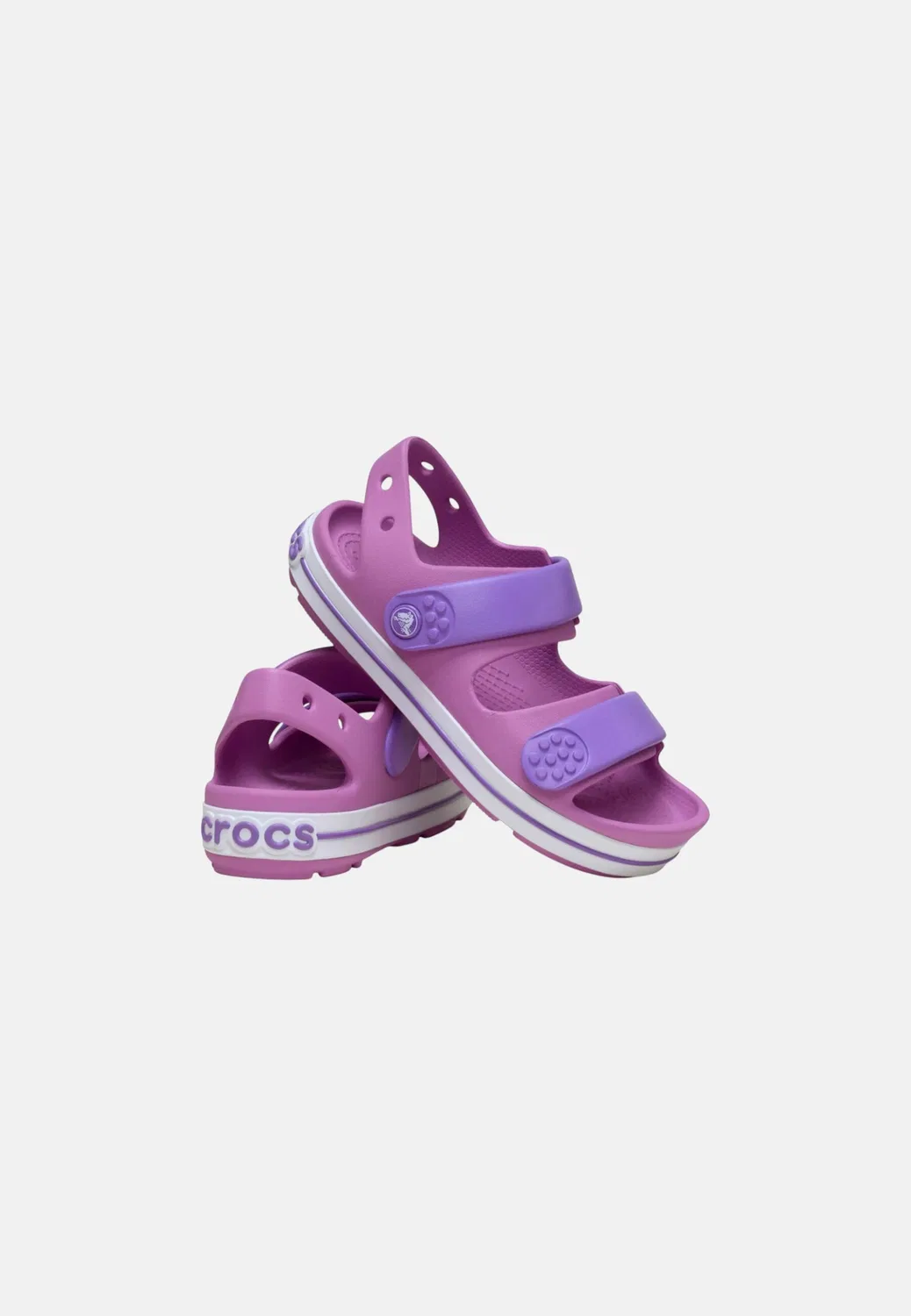 Детские сандалии для девочек с ремешком Crocs, Violet — фото 3