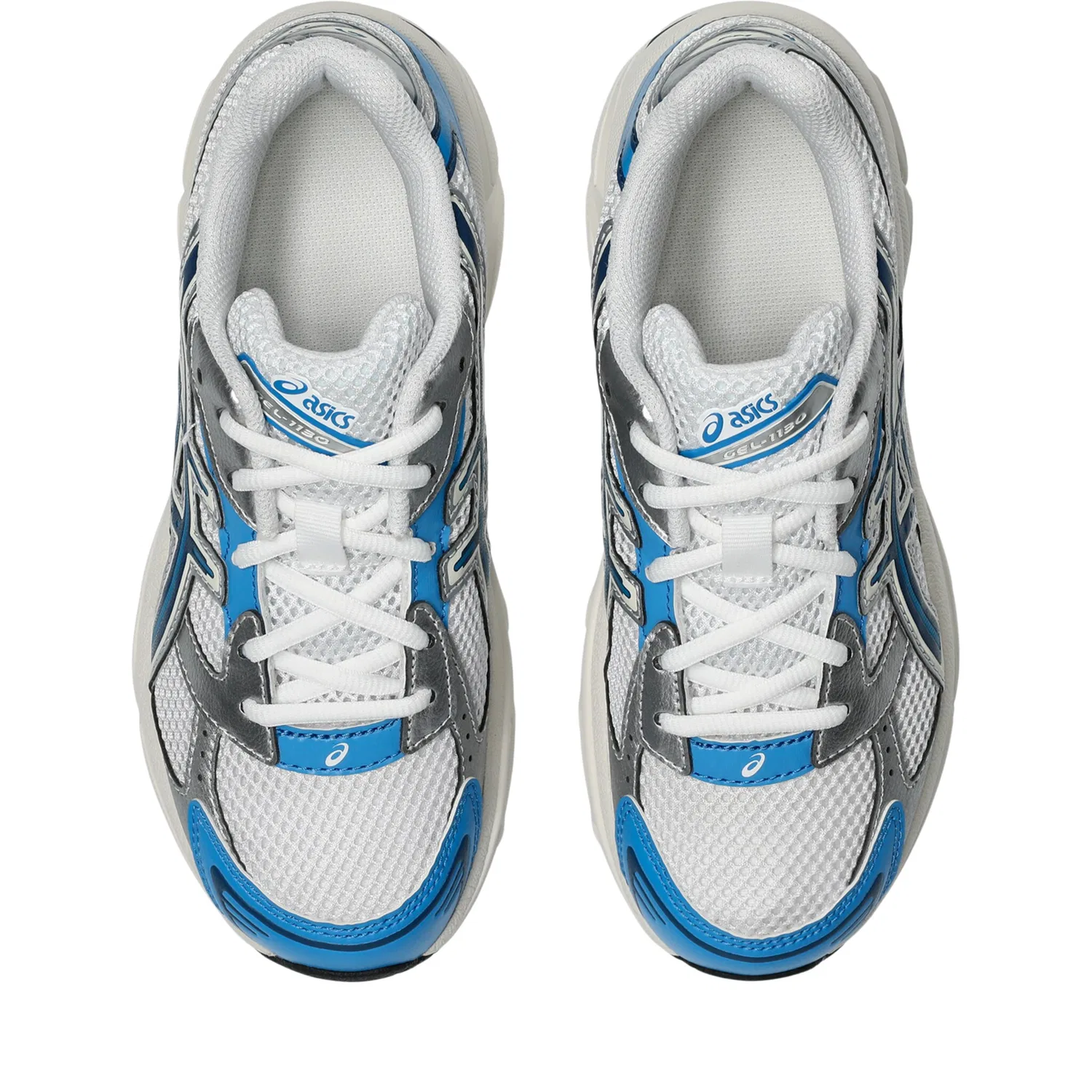 Детские кроссовки с технологией GEL ASICS SportStyle, White/Twilight Blue — фото 4