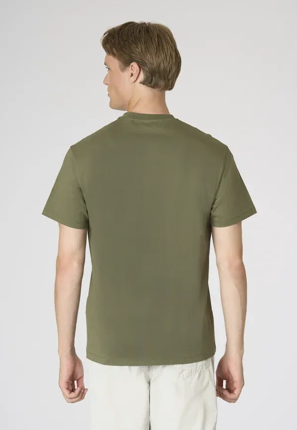 Футболка хлопковая basic t-shirt U.S. Polo Assn., verde, зеленый — фото 3