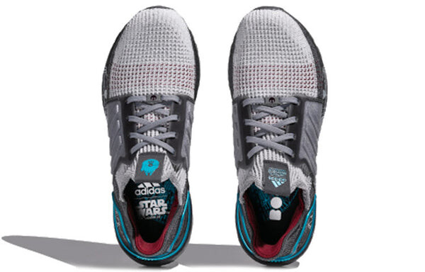 Кроссовки star wars x ultraboost 19 Adidas, серый — фото 4