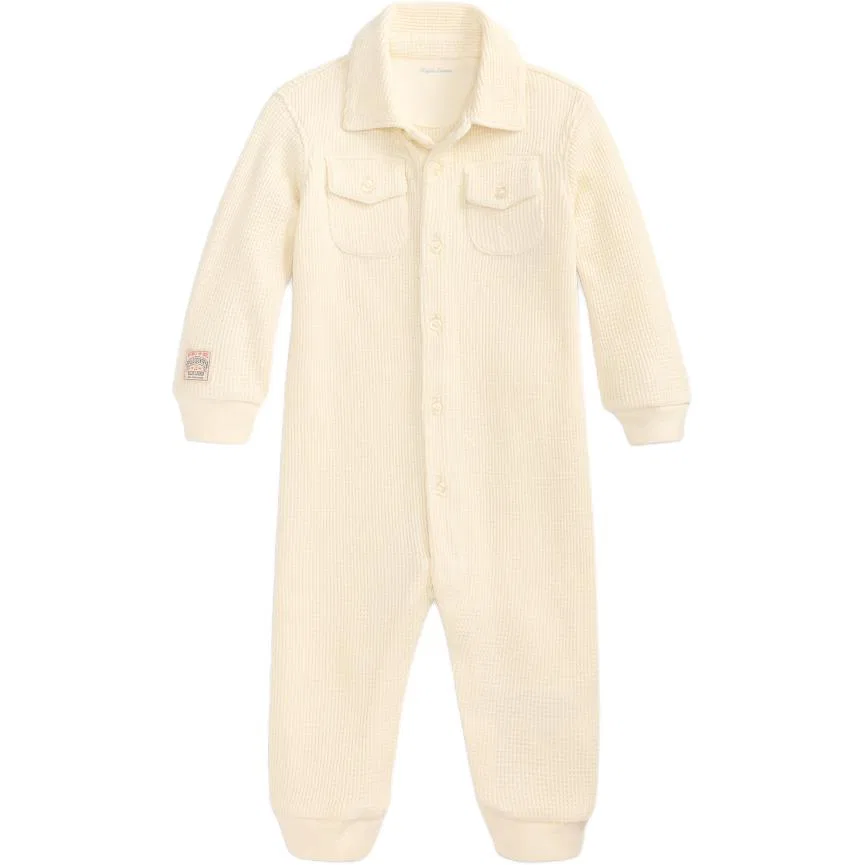 Детский комбинезон-ползунки Cream Polo Ralph Lauren