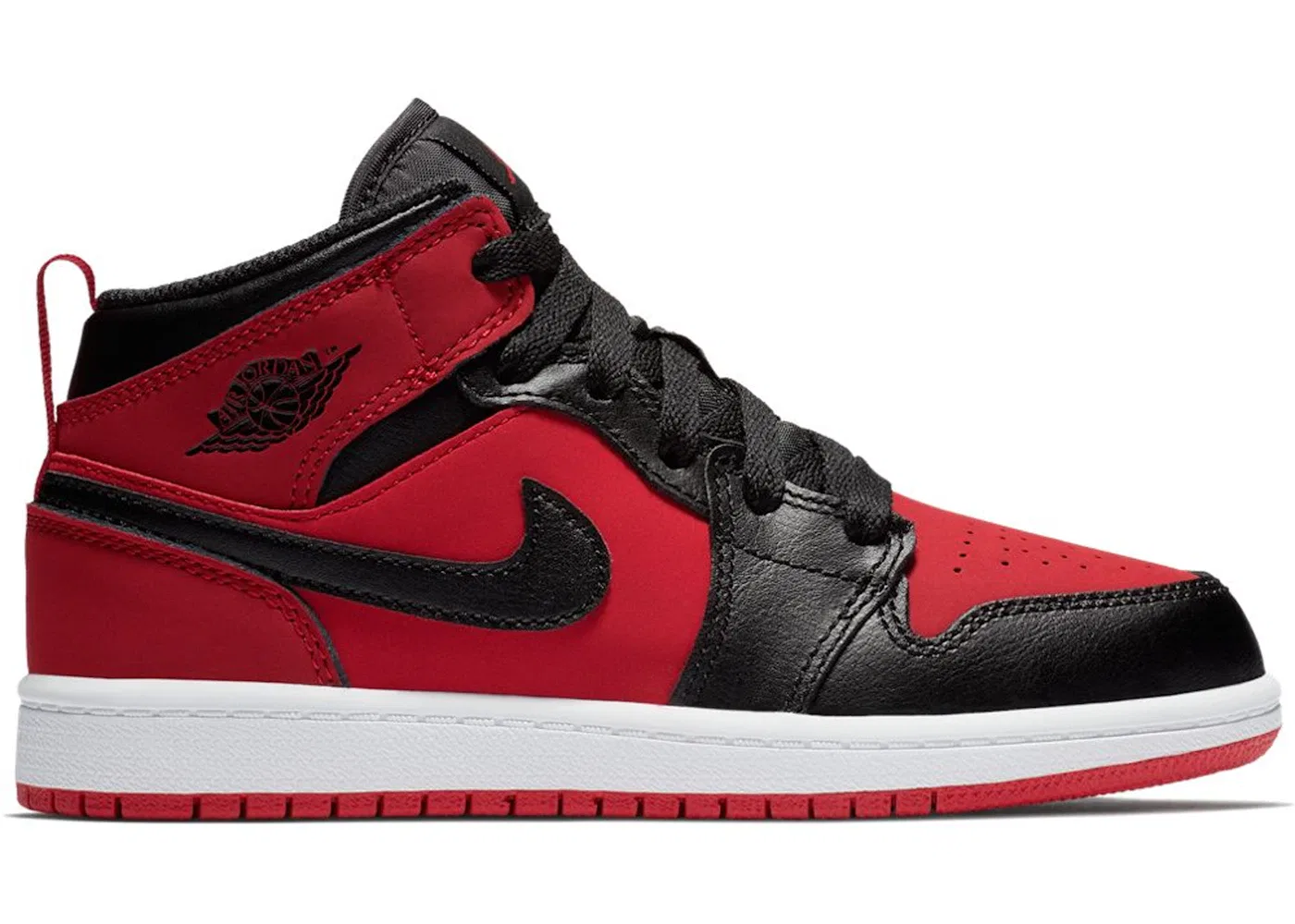 Детские кроссовки Lifestyle Jordan 1 Mid, Gym Red/Black-White