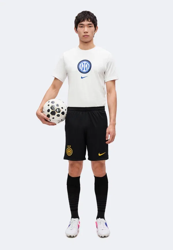 Шорты футбольные с технологией Dri-fit Inter Milan Stadium Short Home, Nike Performance/University Gold, черный — фото 2
