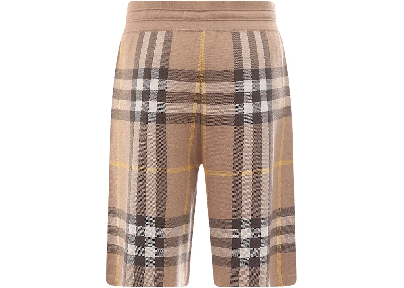 Мужские шорты с принтом Burberry Tartan Motif Burberry, Beige — фото 2