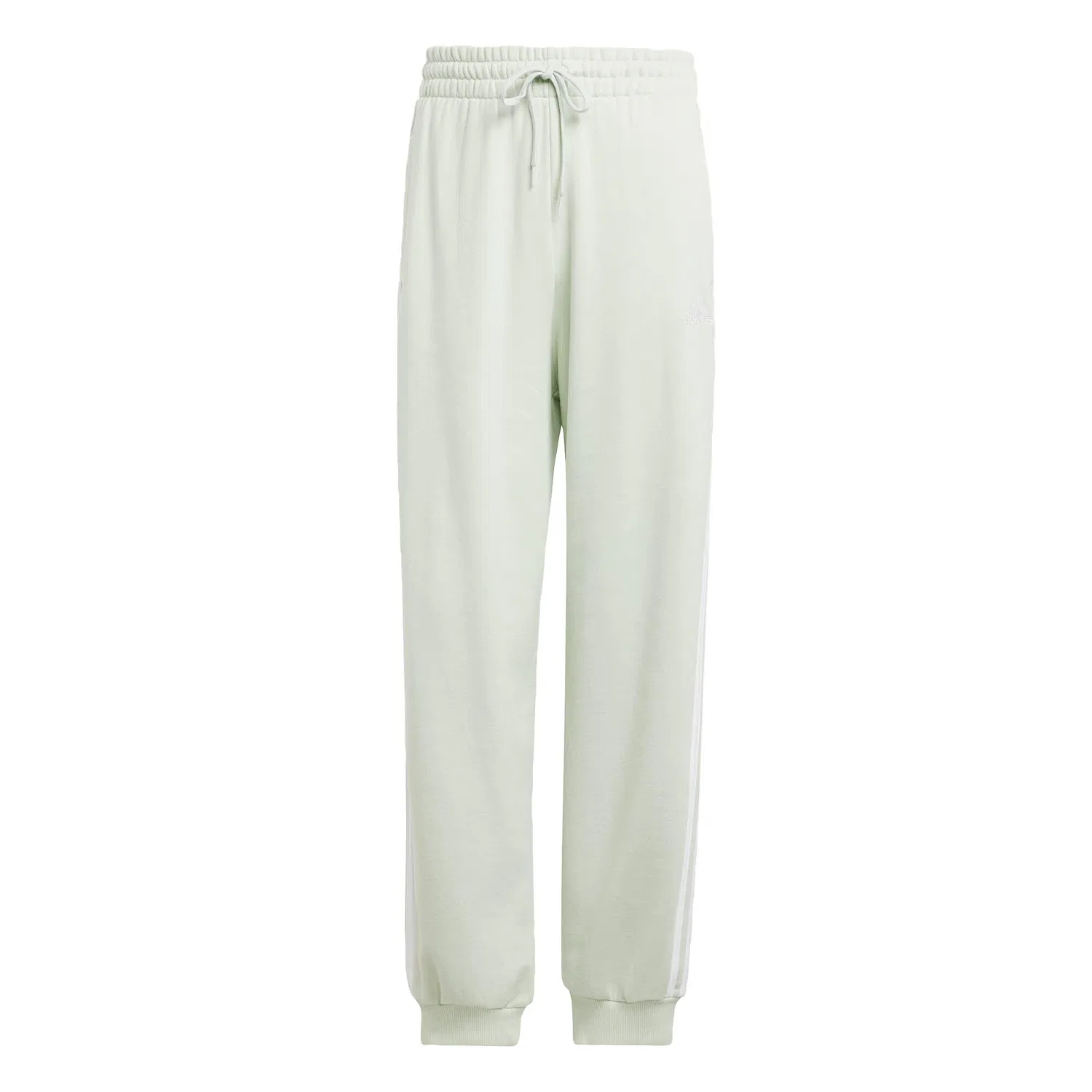 Женские спортивные штаны свободного кроя Essentials 3-Streifen Adidas, Green — фото 2