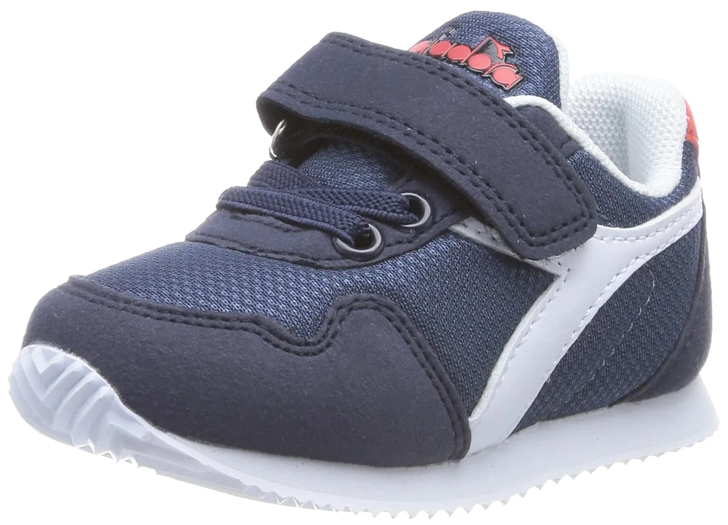Детские кроссовки для мальчиков с липучкой Simple Run Td Diadora, Ensign Blue