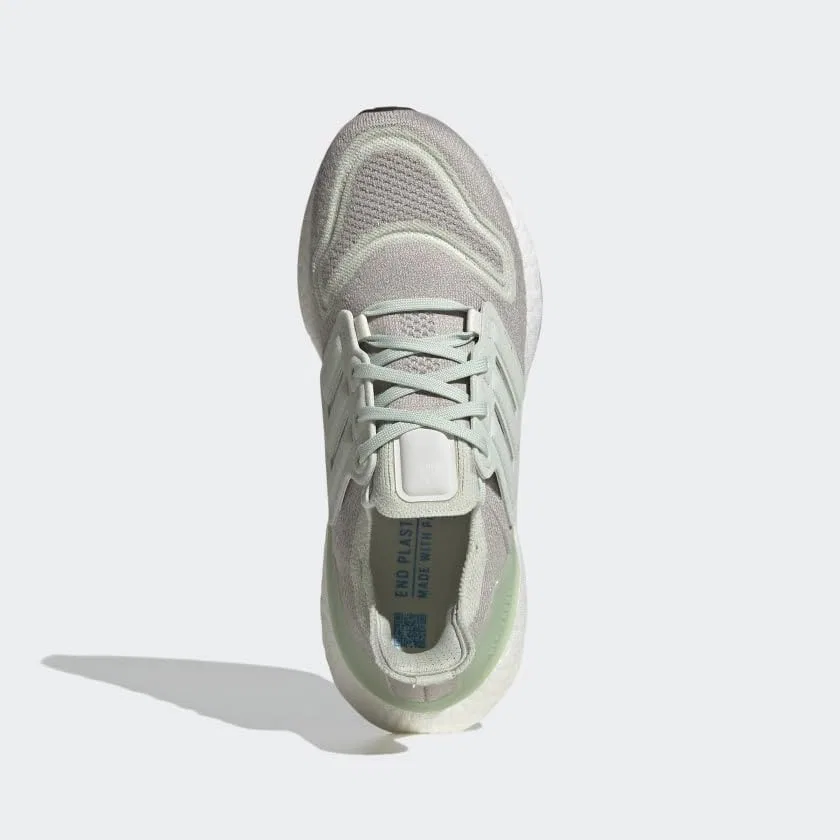 Детские кроссовки с сетчатым верхом Supernova Adidas, Серый Металлик Линен Зеленый Бело Грязный — фото 2