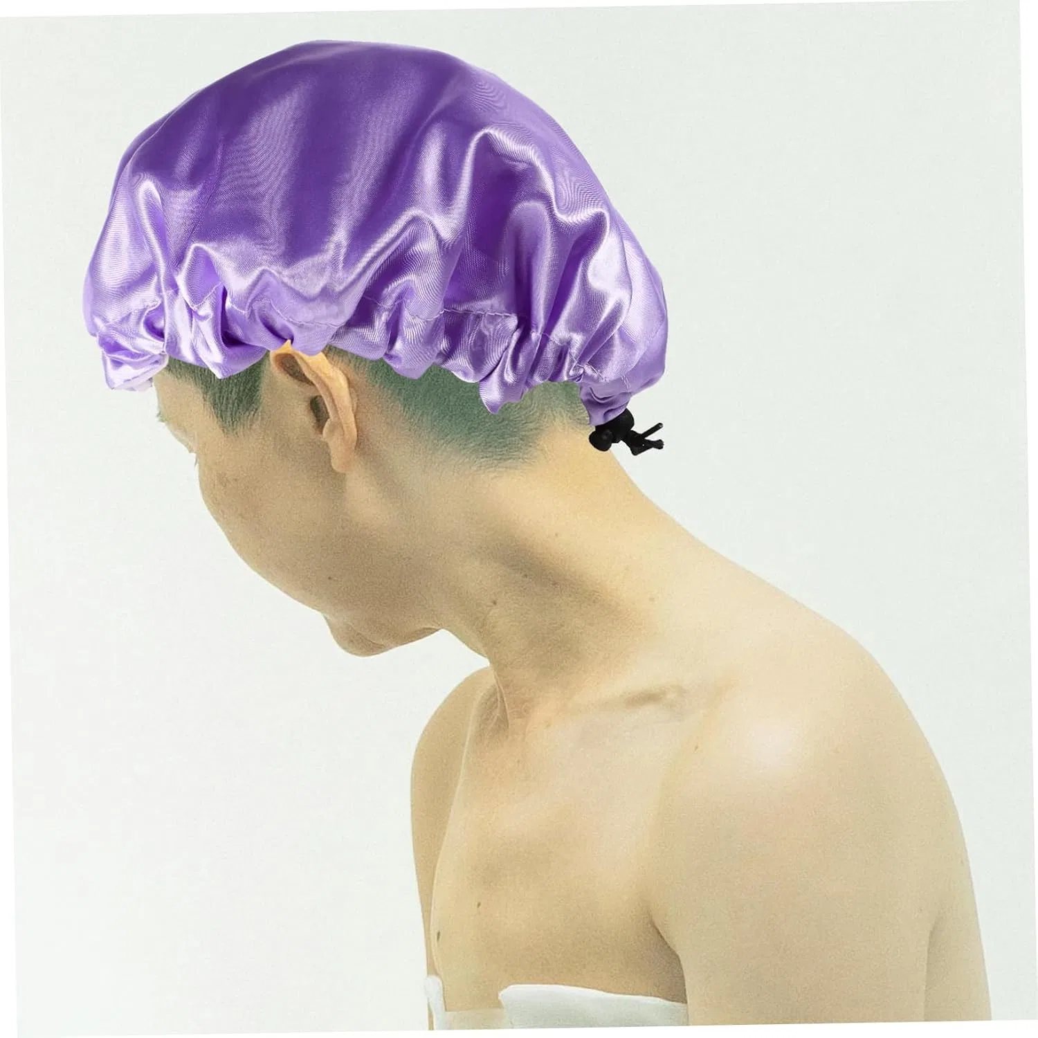 Шапочка для душаs, Satin, Minkissy, Pack of 10, Purple — фото 3