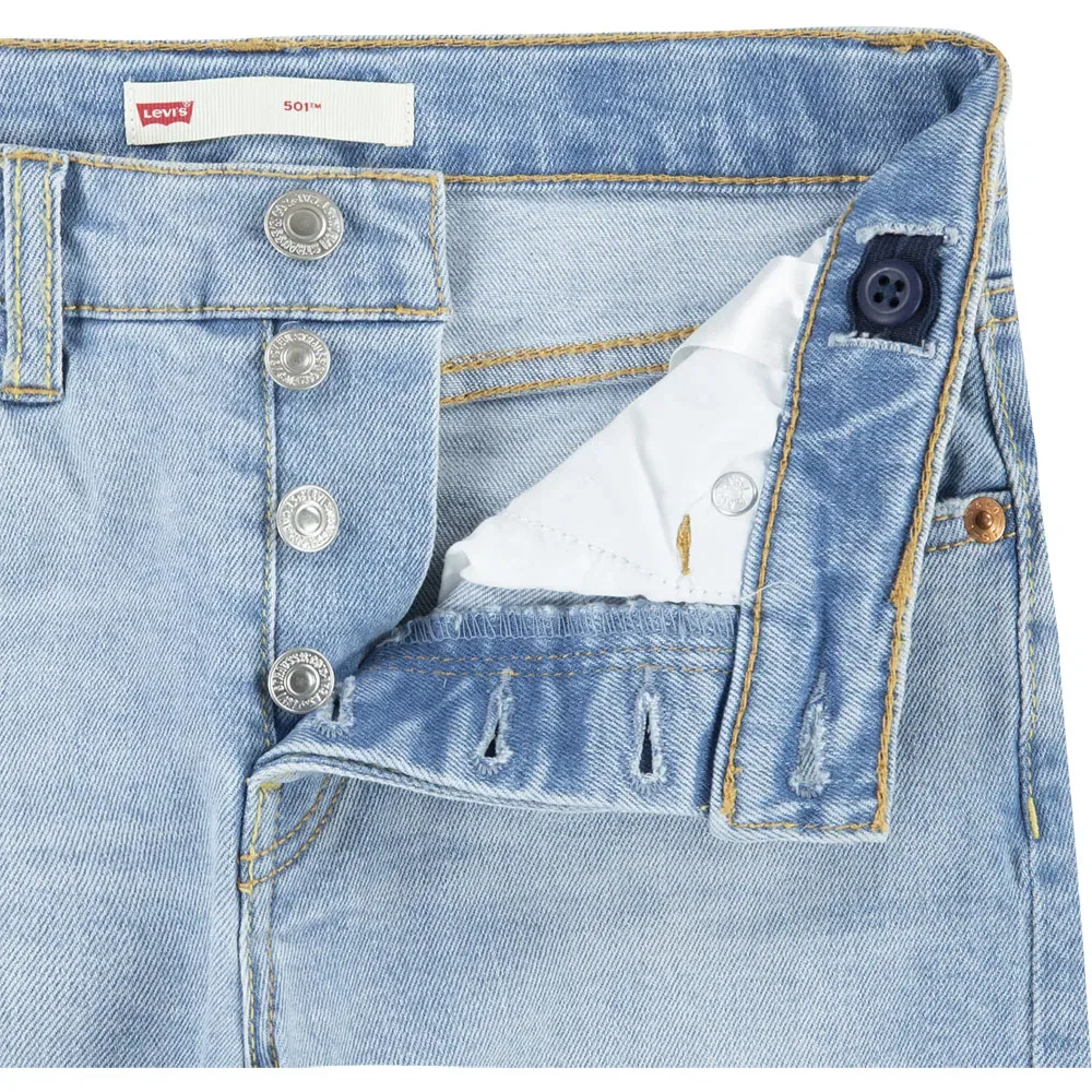 Детские джинсы с прямой штаниной 501 Original Jeans Levi's, Blue — фото 4