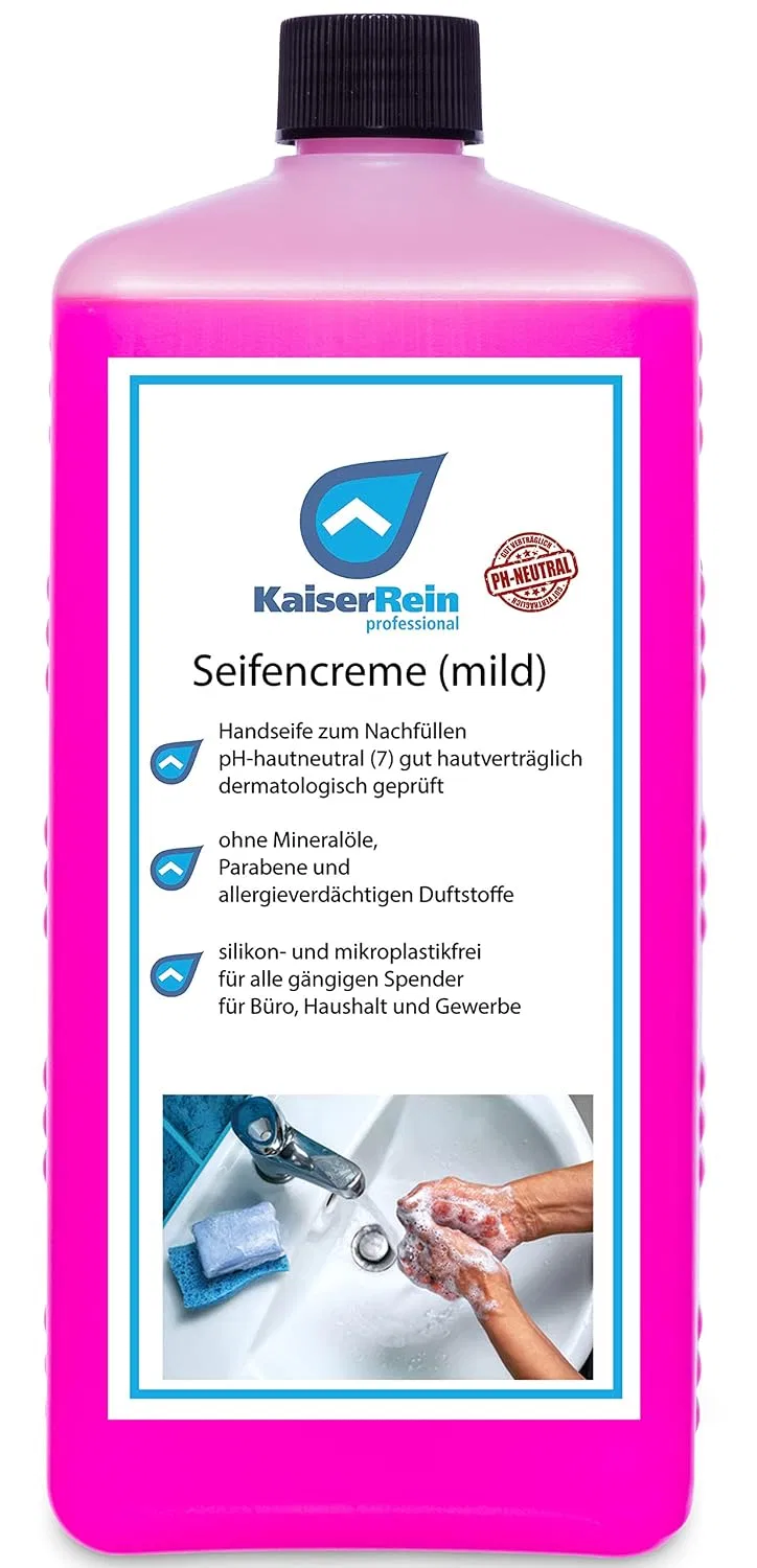 Жидкое мыло KaiserRein Professional, 12 x 1 л, без минеральных масел и парабенов — фото 2