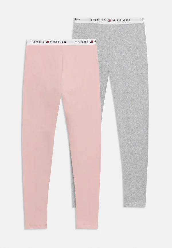 Комплект из 2 пижамных брюк signature extra slim lounge leggings Tommy Hilfiger, Foggy Pink/Grey, розовый/серый