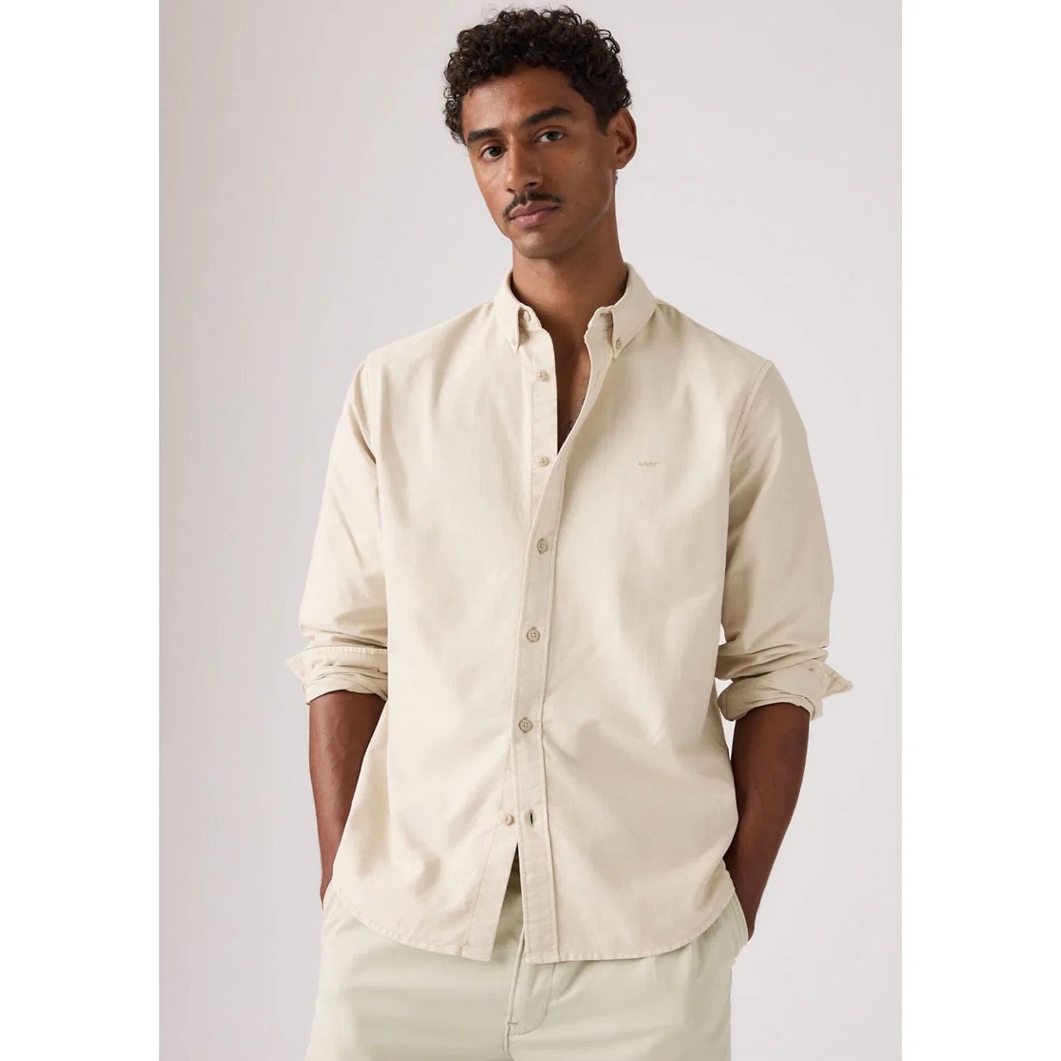 Мужская рубашка с длинным рукавом AUTHENTIC BUTTON DOWN Levi's, Pumice Stone