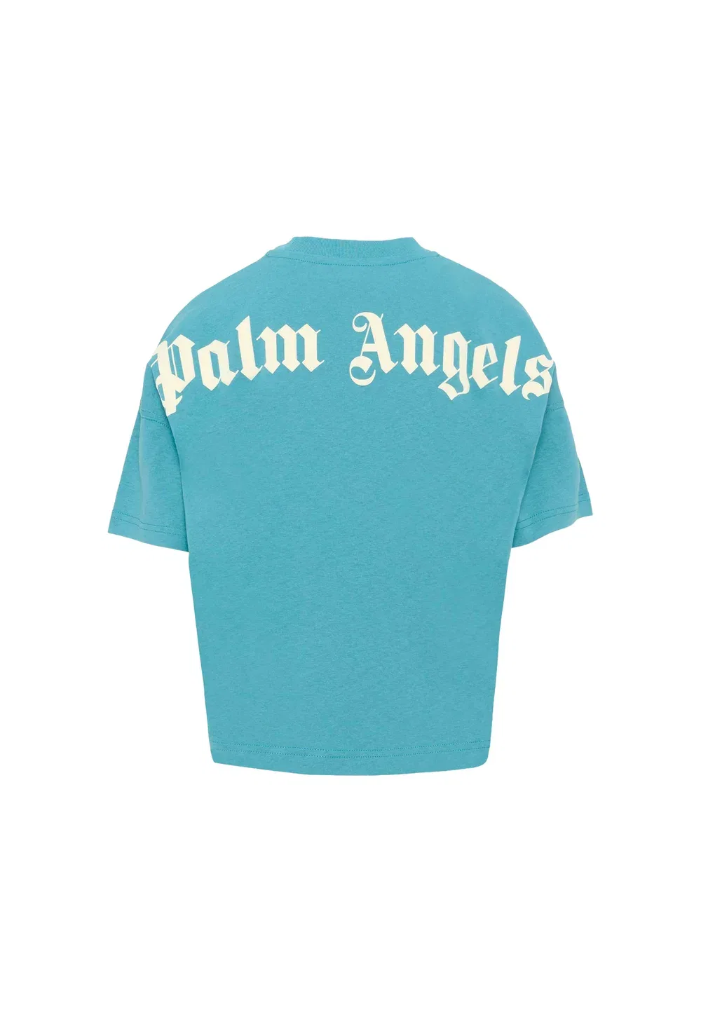 Футболка унисекс - футболка с принтом Palm Angels, Light Blue — фото 2