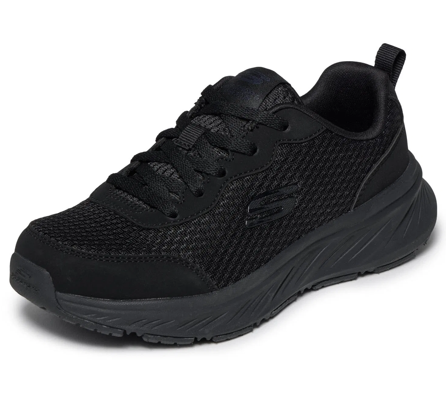 Детские кроссовки для мальчиков Skechers Edgeride Rekze, Black Textile Synthetic Black Trim