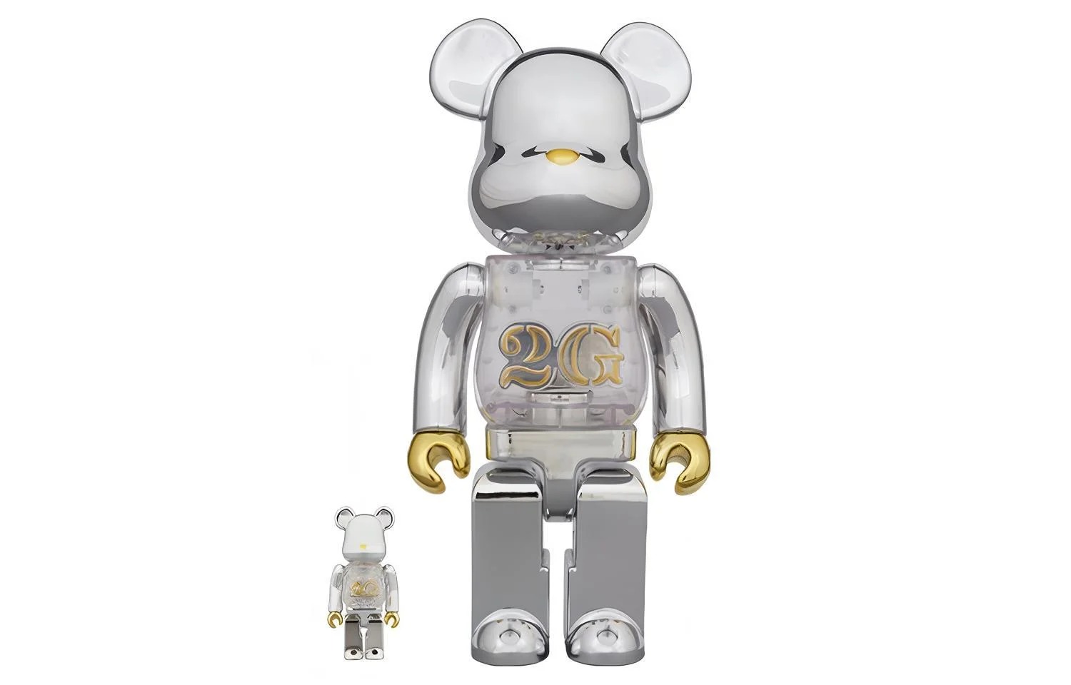 

Виниловая фигурка Be@rbrick X 2G, 30 см + 7 см