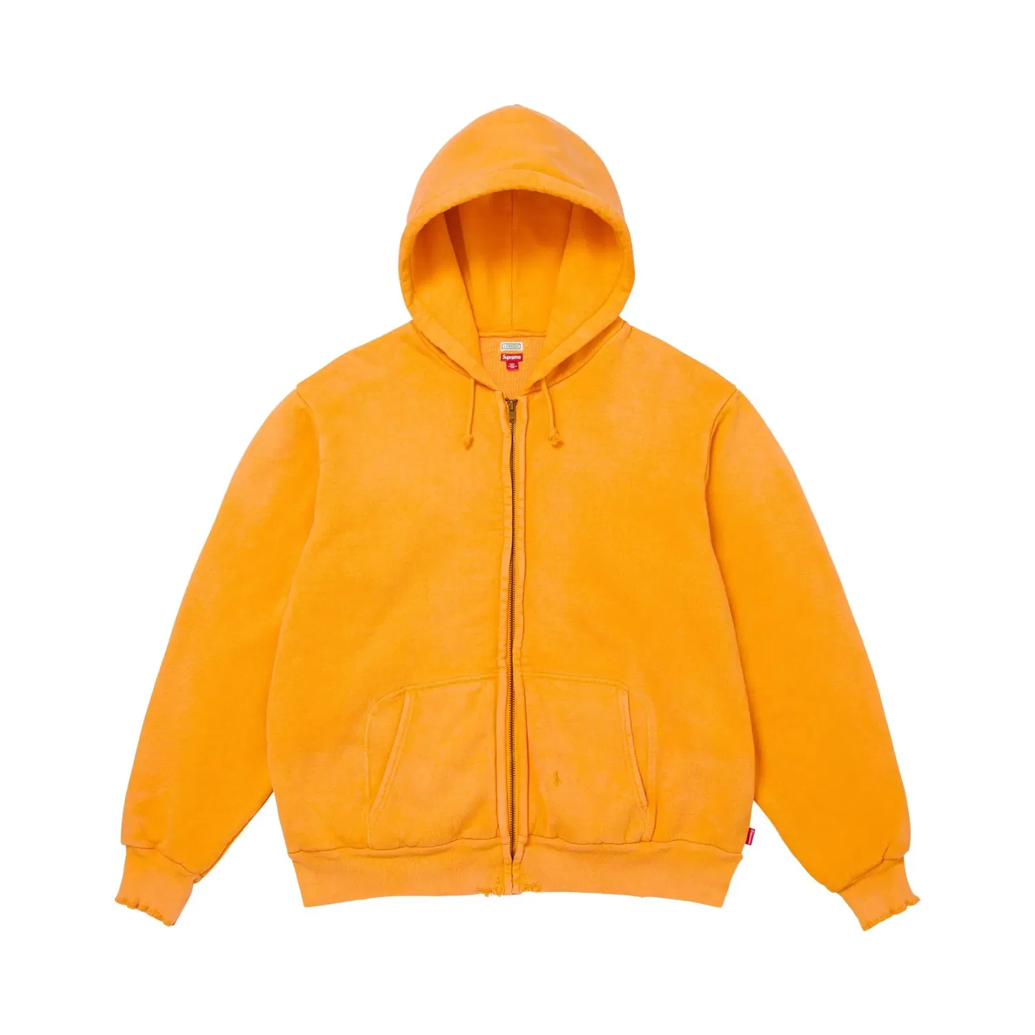 Свитшот на молнии с капюшоном Supreme x A.Presse Vintage, Yellow