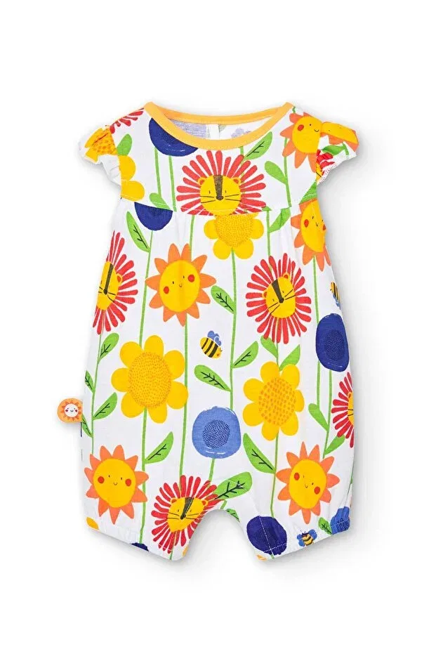 Детский комбинезон для девочек хлопковый Boboli, Multicolor