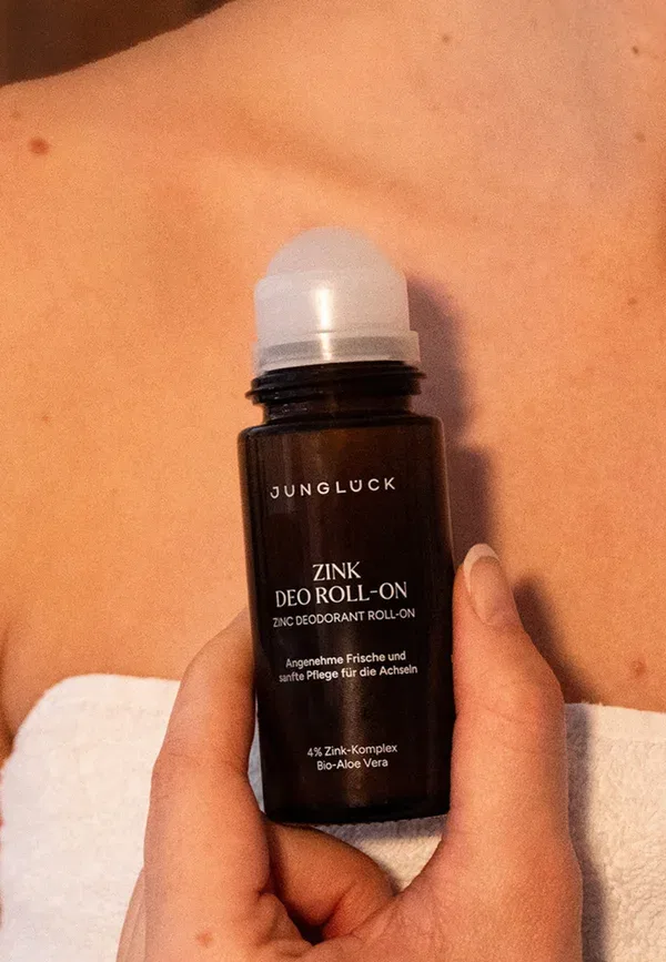 Дезодорант Zink Deo Rollon - дезодорант 50 мл Jungluck, оранжевый — фото 2