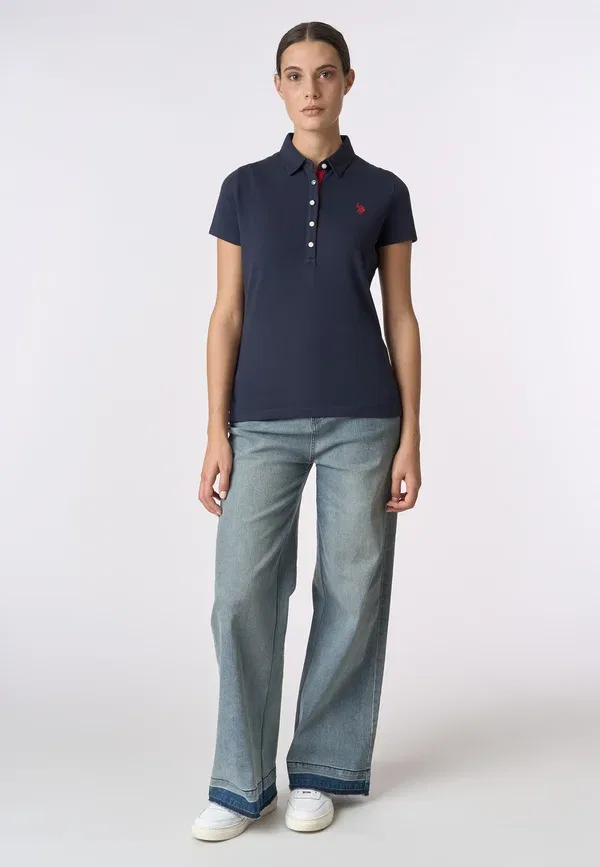 Поло из пике U.S. Polo Assn., Blu, синий — фото 2