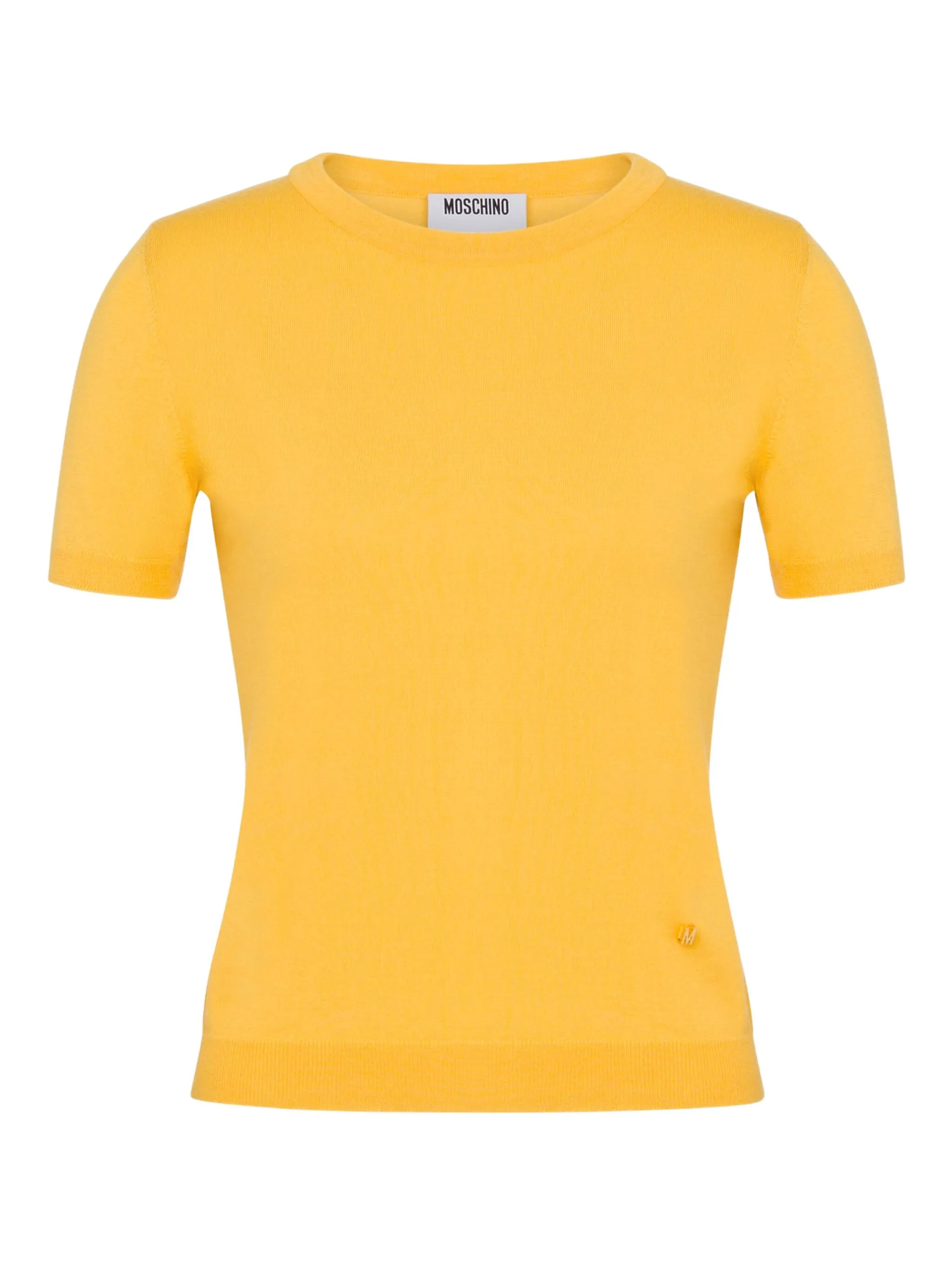 

Топ с логотипом Moschino, желтый