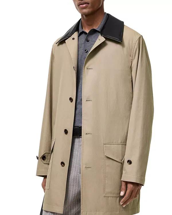 Мужское пальто с дождевой защитой Meadowbank Burberry, Saltmarsh Beige
