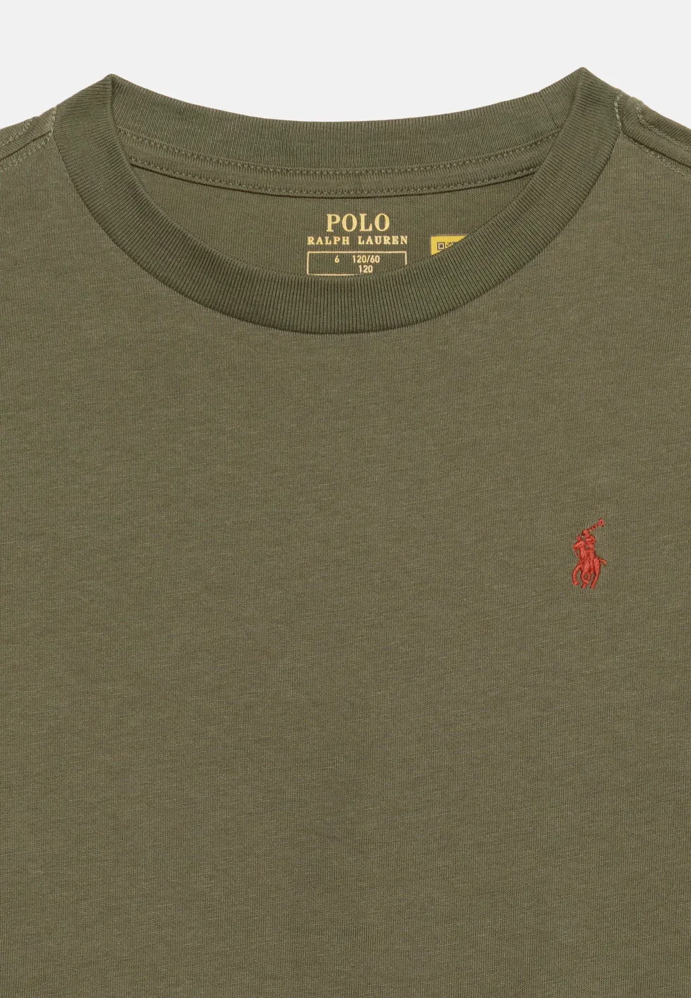 Футболка с длинными рукавами из хлопкового трикотажа, размер 2-6 лет Polo Ralph Lauren, Cruise Olive — фото 4