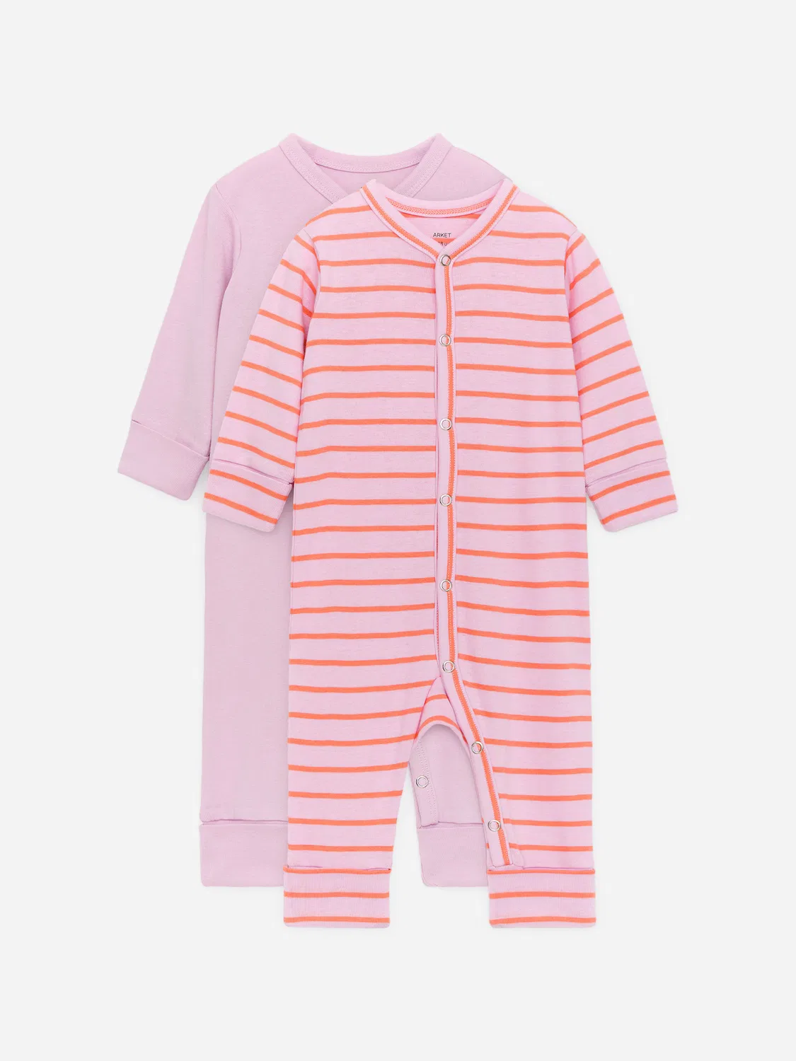 Комплект из 2 пижамных комбинезонов Arket, Rosa/Orange