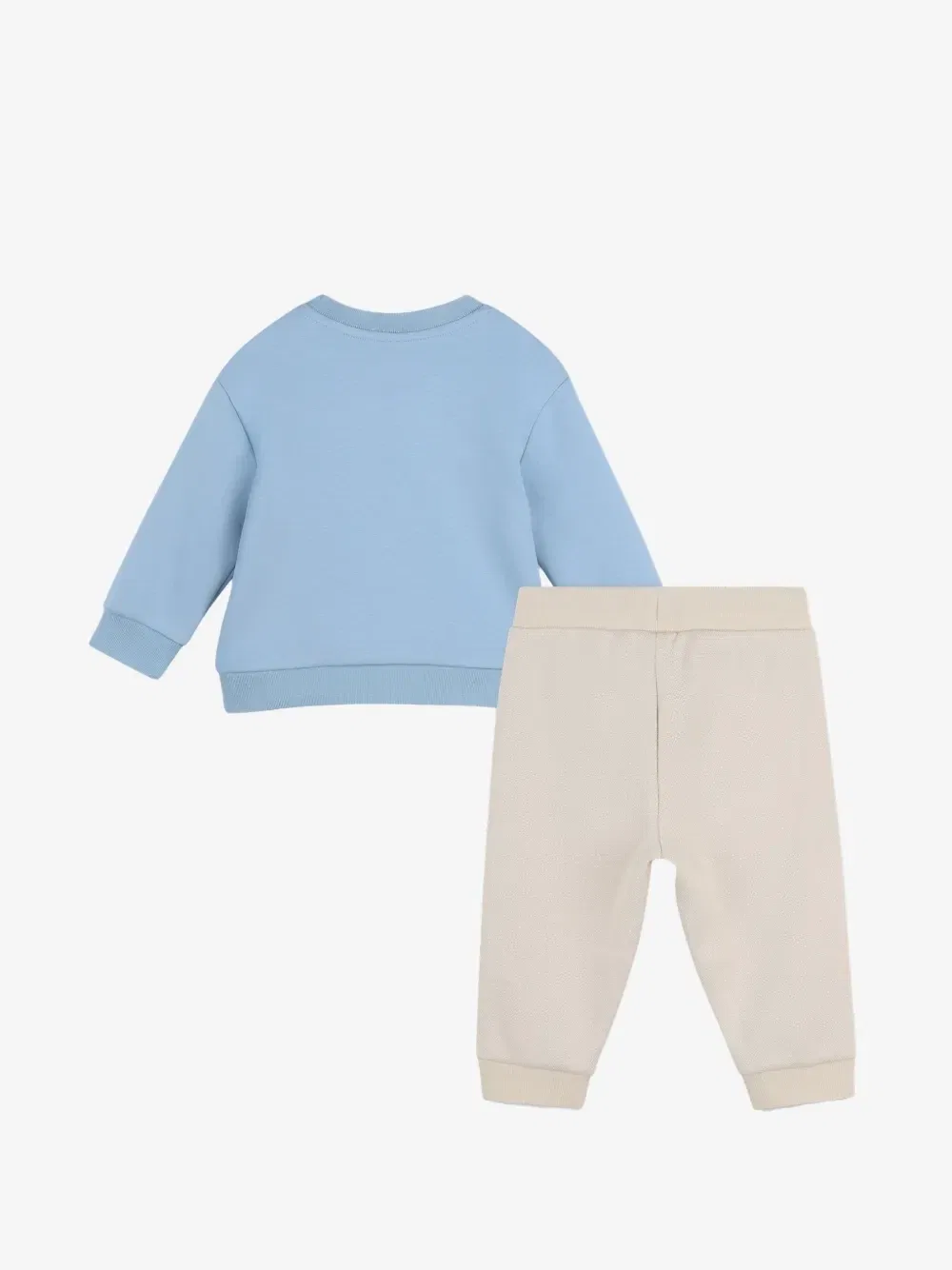 Комплект из толстовки и спортивных брюк с логотипом Karl Lagerfeld Kids, синий — фото 2