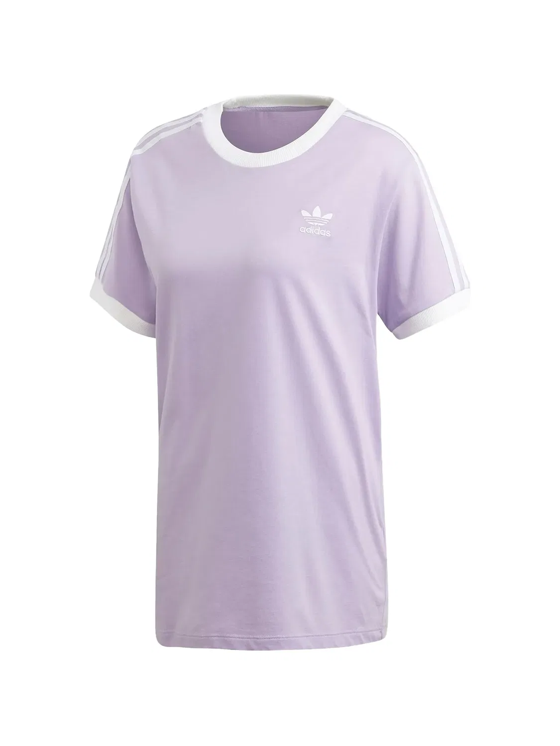 Фиолетовая футболка с коротким рукавом Adidas, фиолетовый