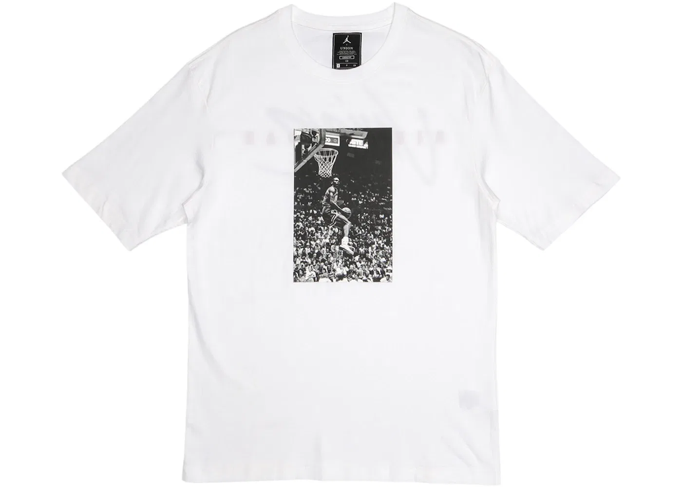 Мужская футболка с принтом Jordan x Union Reverse Dunk T-Shirt, White