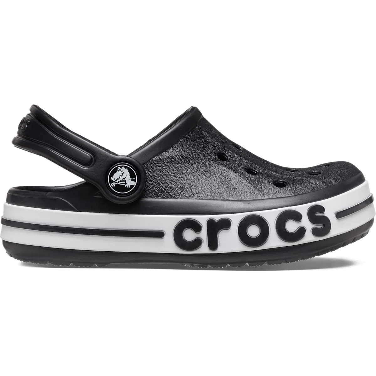 Детские кроссовки для девочек с закрытым носком Bayaband Crocs, Black