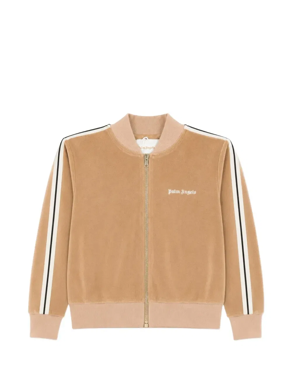 Спортивная куртка с логотипом Palm Angels Kids, бежевый