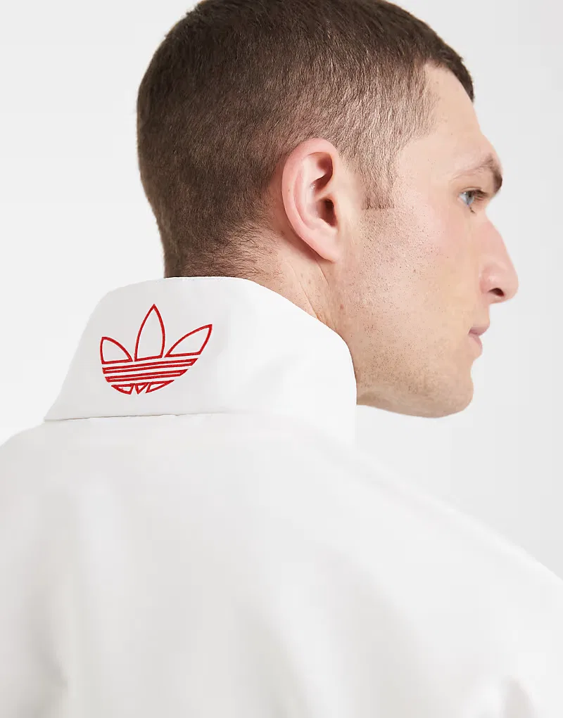 Куртка спортивная US 94 Adidas Originals, белый/красный/синий — фото 3