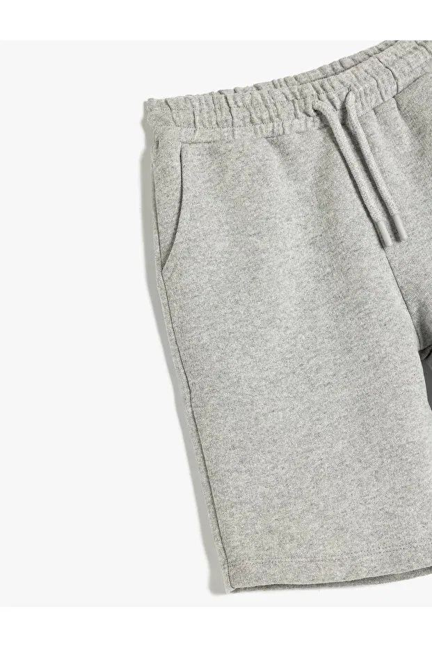 Детские шорты для мальчиков хлопковые Basics Koton, Gray — фото 3