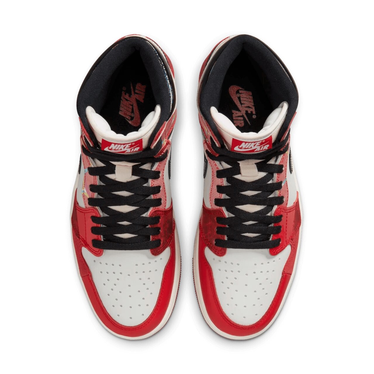 Кроссовки Marvel x Air Jordan 1 'Spider-Man: Across the Spider-Verse' Next Chapter, красный/черный/белый — фото 3