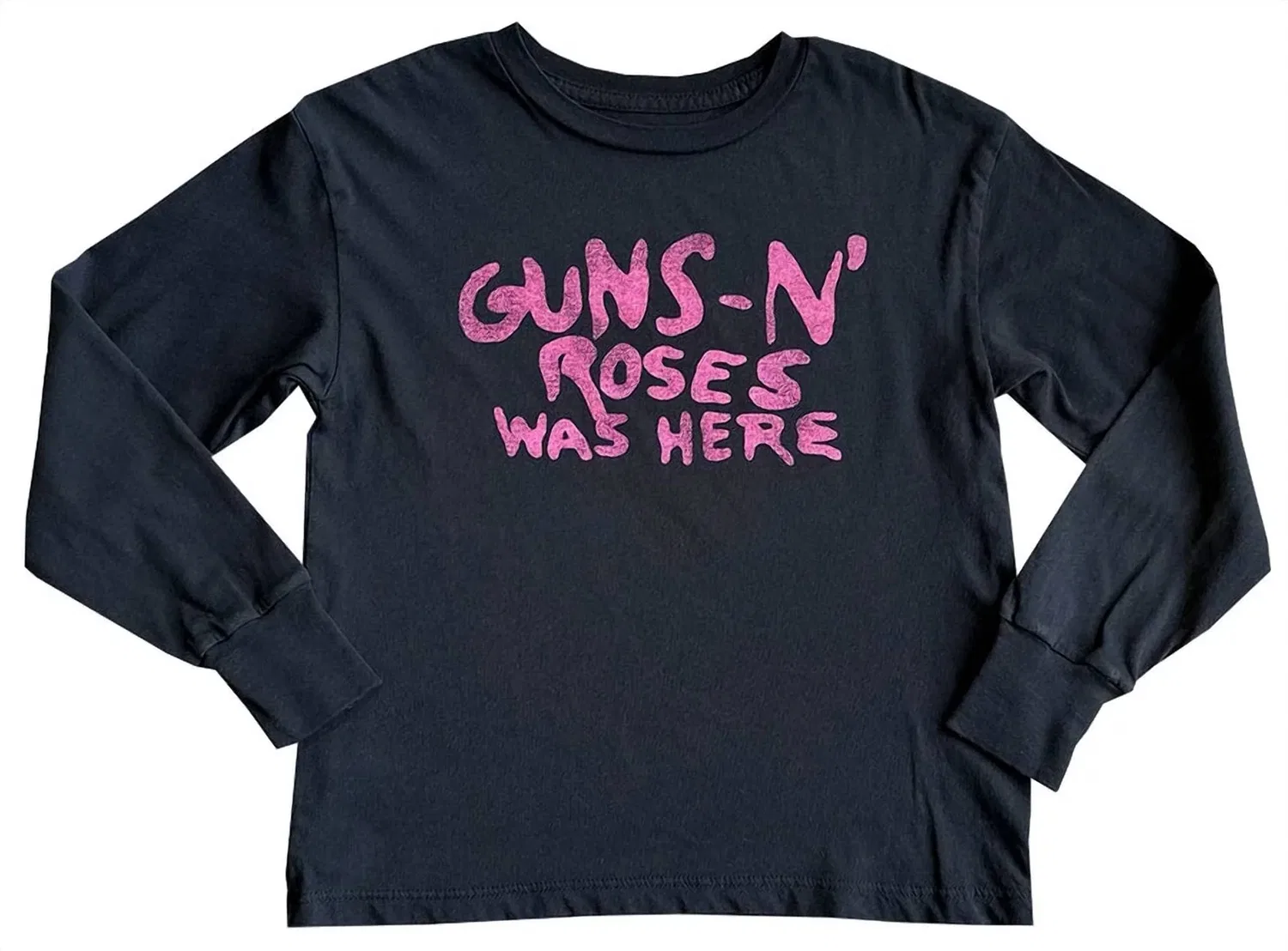 Детский лонгслив с принтом Guns N' Roses ROWDY SPROUT, черный