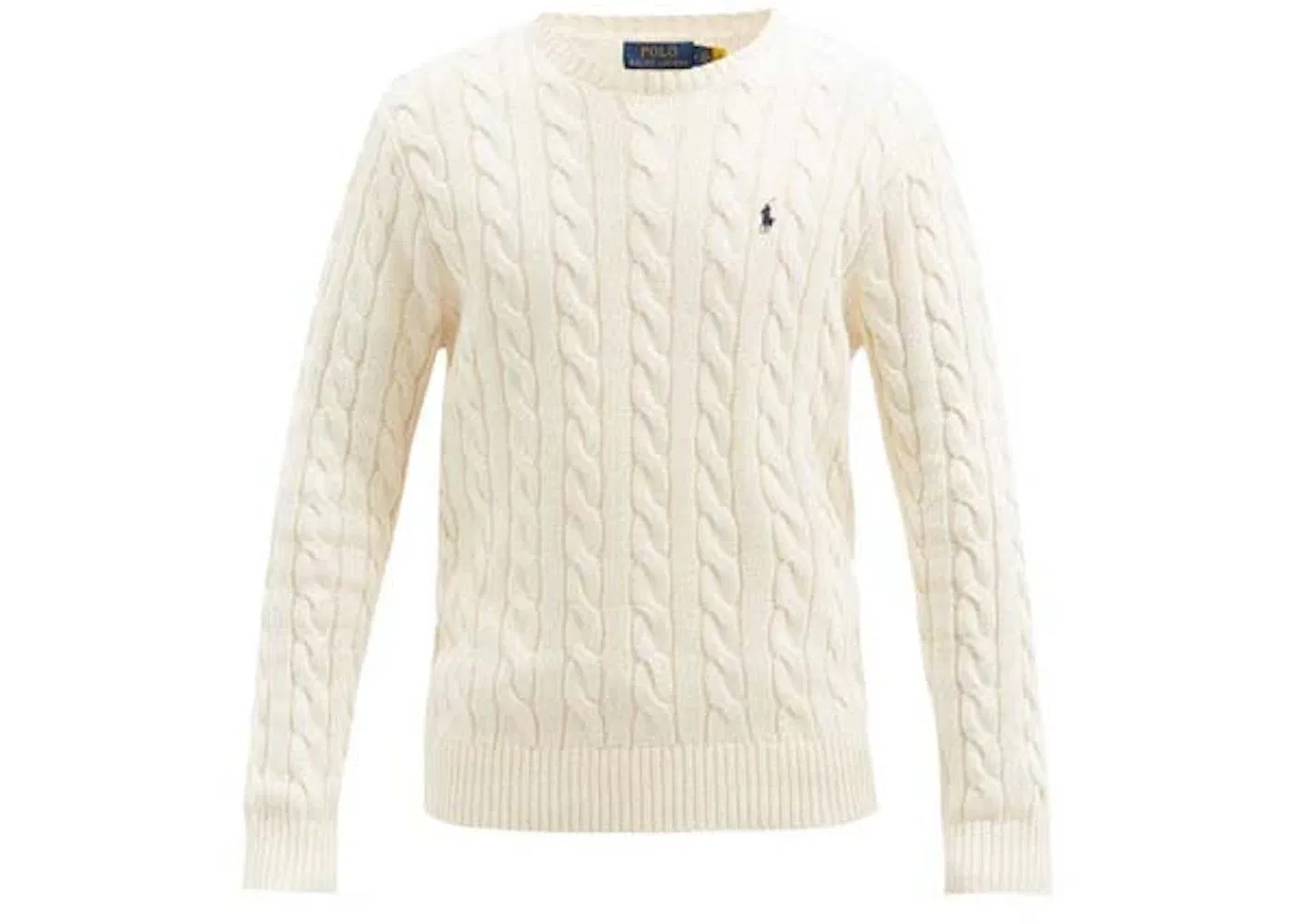 Мужской пуловер с длинным рукавом Pullover Polo Ralph Lauren, Andover Cream