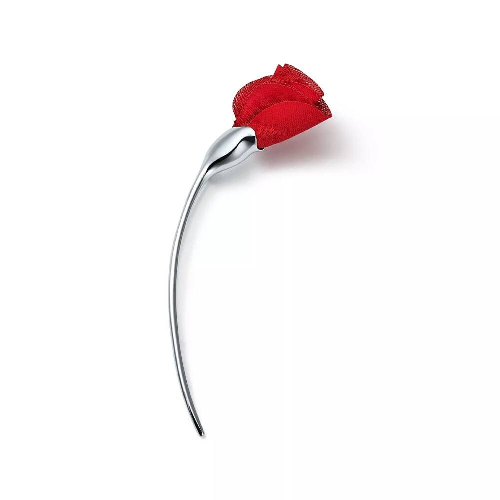 

Брошь в виде розы Tiffany & Co. Amapola, серебро