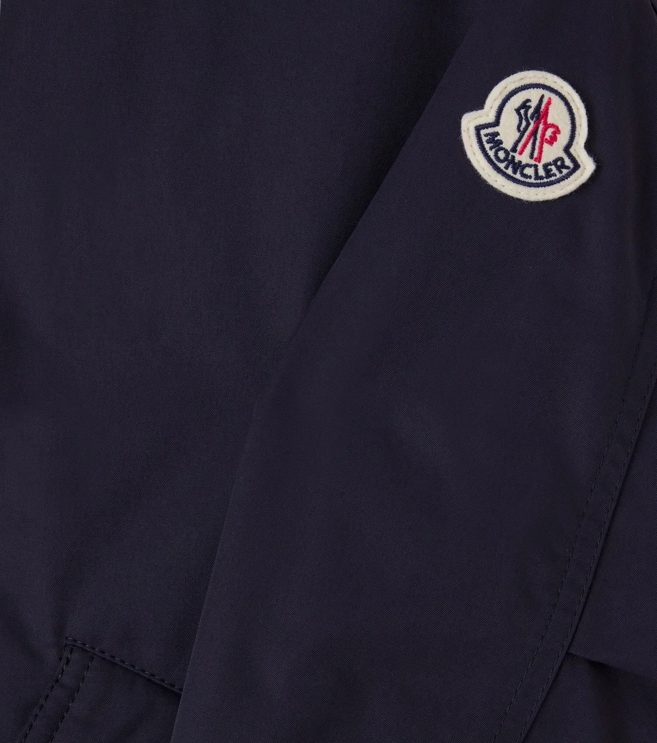 Пуховик Moncler Enfant, синий — фото 2
