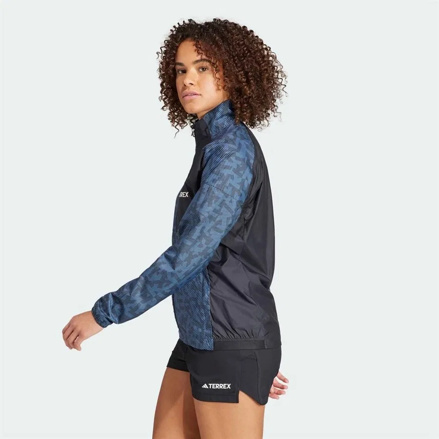 Ветровка женская Terrex Trail adidas, Синий — фото 2